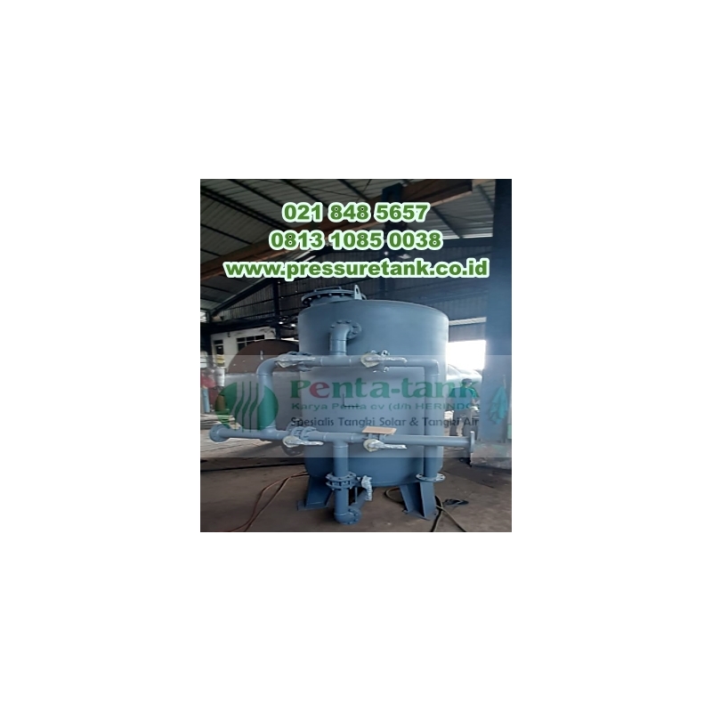 tangki sand filter 3000 3m3 liter per hour jam tank